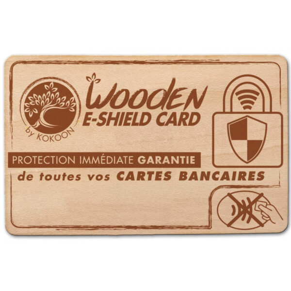 Carte Barrière RFID WOOD E-SHIELD – Image 2