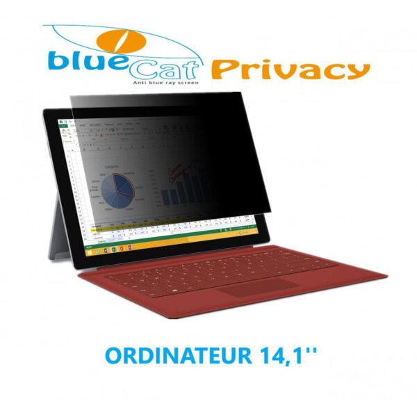 Filtre de confidentialité anti lumière bleue pour ordinateur 14.1" – Image 2