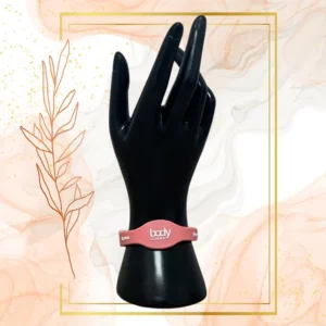 BRACELET ANTI ONDES SILICONE - TAILLE L, Rose