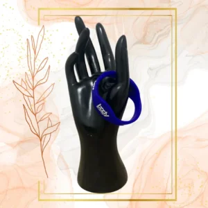 BRACELET ANTI ONDES SILICONE - TAILLE XXS, Bleu