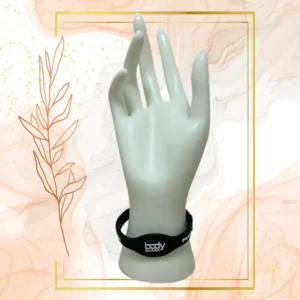 BRACELET ANTI ONDES SILICONE - TAILLE L, Noir