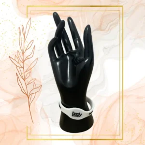 BRACELET ANTI ONDES SILICONE - S+, Blanc