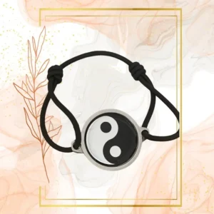 BRACELET CORDELETTE ANTI ONDES - YIN YANG