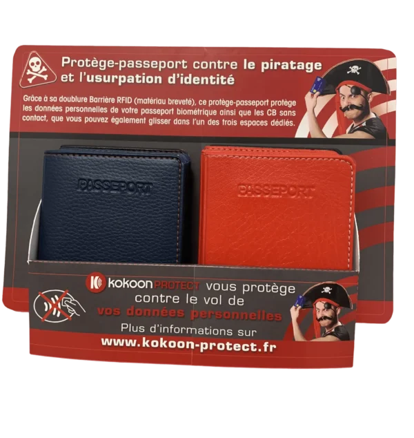 PRESENTOIR DE 12 PROTEGES PASSEPORTS SIMILI CUIR