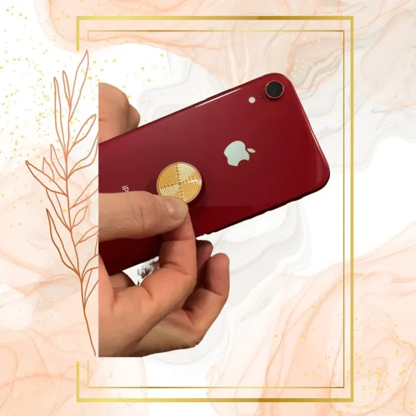 PATCH UNIVERSEL GOLD , badge de protection anti ondes pour smartphones – Image 2