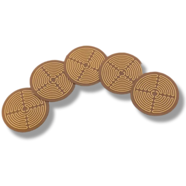 LOT DE 5 PATCHS UNIVERSELS GOLD, badge de protection anti ondes pour smartphones