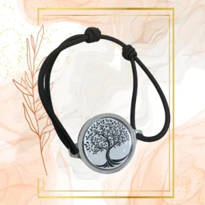 BRACELET CORDELETTE ANTI ONDES - ARBRE DE VIE