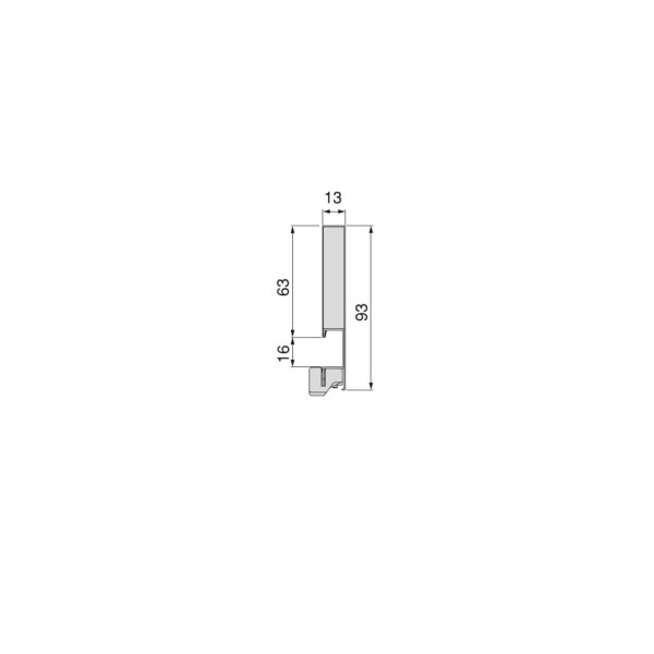 Emuca Tiroir extérieur Vertex 40kg hauteur 93mm, profondeur 350mm Acier, Gris peint – Image 6