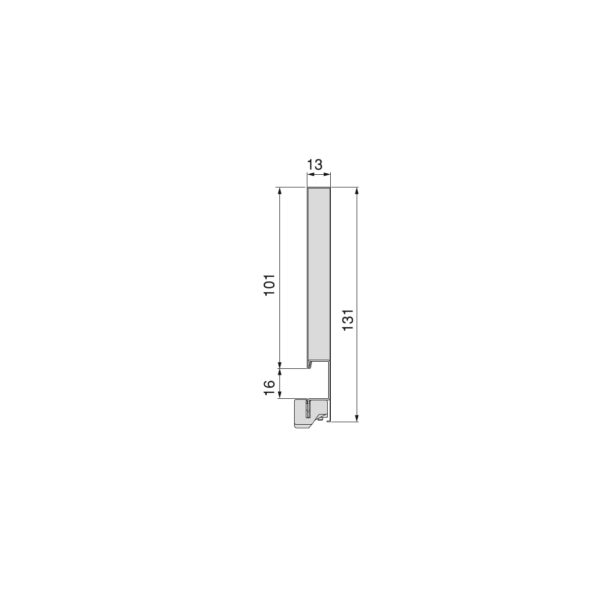 Emuca Tiroir extérieur Vertex 40kg hauteur 131mm, profondeur 500mm, Acier, Gris peint – Image 6