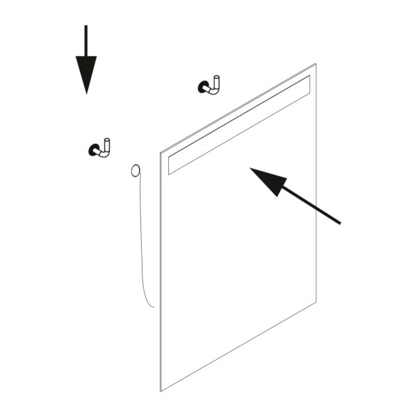Emuca Miroir de salle de bain Pegasus avec éclairage frontal LED, rectangular 600 x 700 mm, AC 230V 50Hz, 6 W, Aluminium et Verre. – Image 7