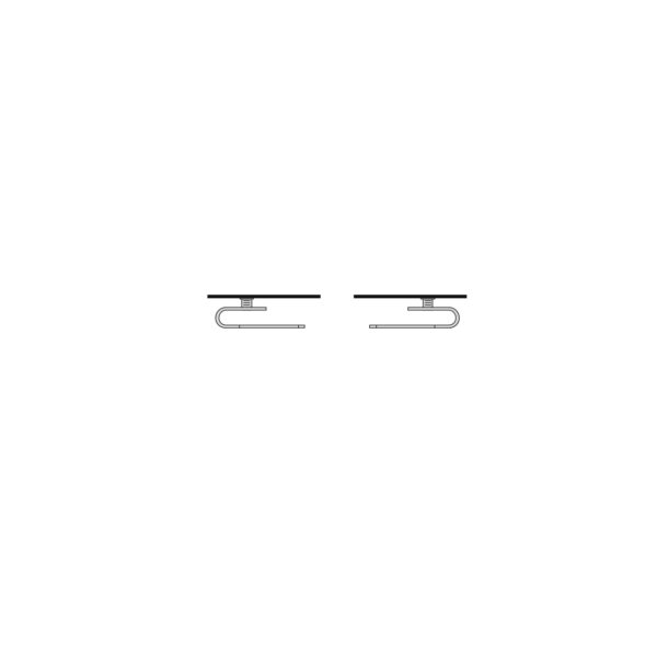 Emuca Porte-pantalons extractible, Droite, Peint en aluminium, Acier et Plastique. – Image 7