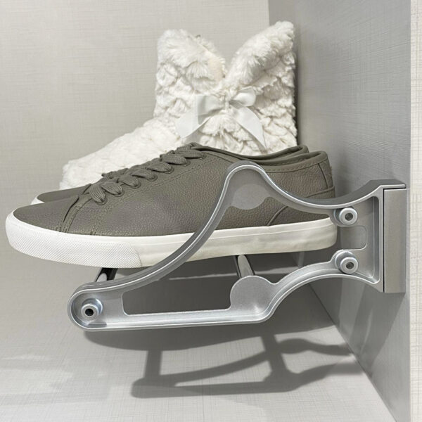 Emuca Range-chaussures Self pour intérieur d'armoire, Peint en aluminium, Acier et Plastique. – Image 2