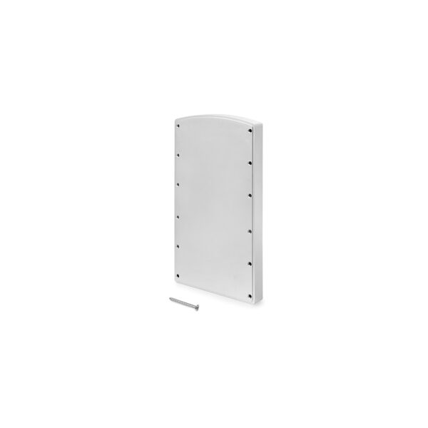 Emuca Jeu d'inserts latéraux pour cintres pliants pour armoire Hang, Plastique, Aluminium peint