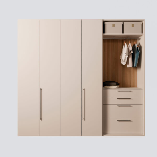 Emuca Poignée pour meubles Orlando, L400mm, entraxe 320mm, Acier, Nickel satiné – Image 11