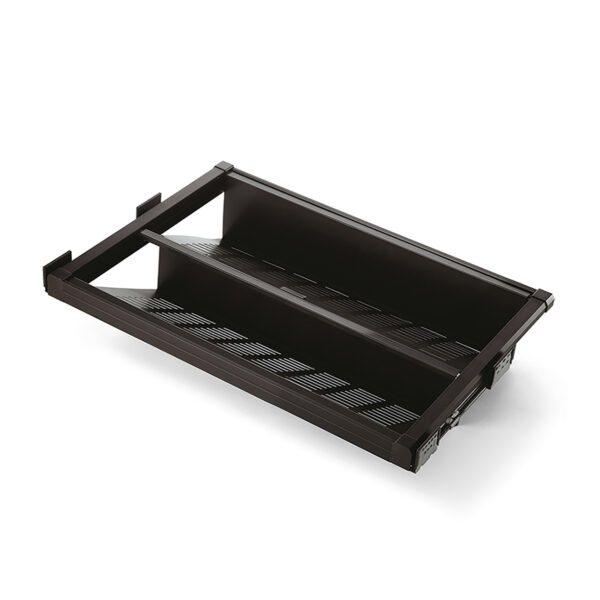 Emuca Range-chaussures extractible Moka, 764 - 794, Peint en moka, Acier.