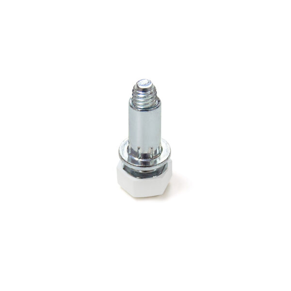 Emuca Lot de 20 vérins de réglage pour meubles, base hexagonale, M6, réglage 18mm, Acier et Plastique – Image 2
