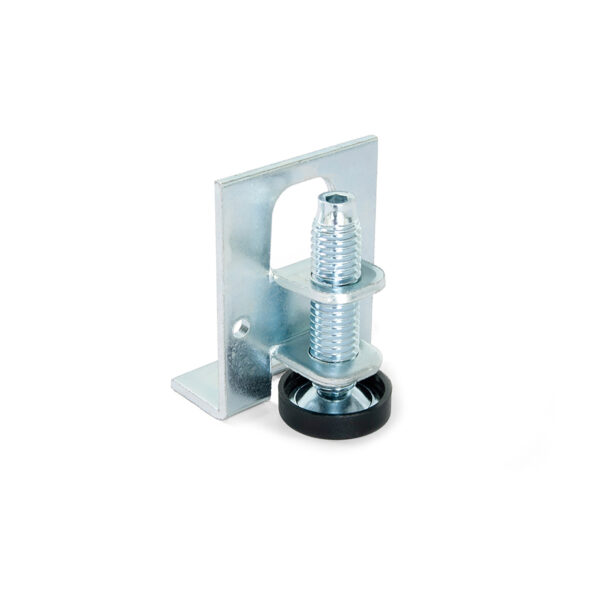 Emuca Lot de 10 niveleurs circulaires M10 avec capuchon et support de meuble, diamètre 23mm, Acier et Plastique, Zingué – Image 2