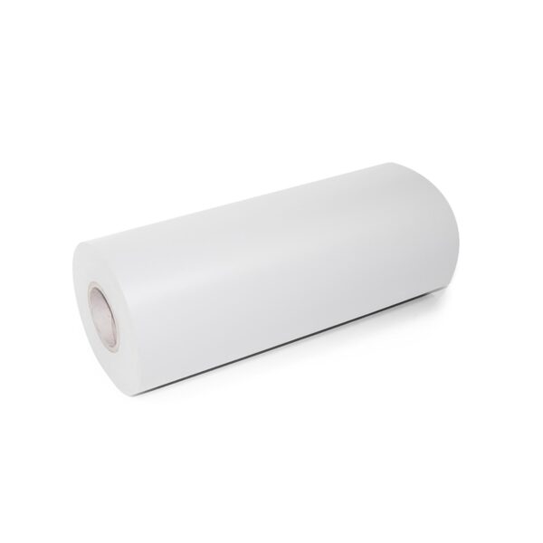 Emuca Tapis antidérapant pour tiroir, effet textile, longueur 20m x 480mm, plastique, blanc