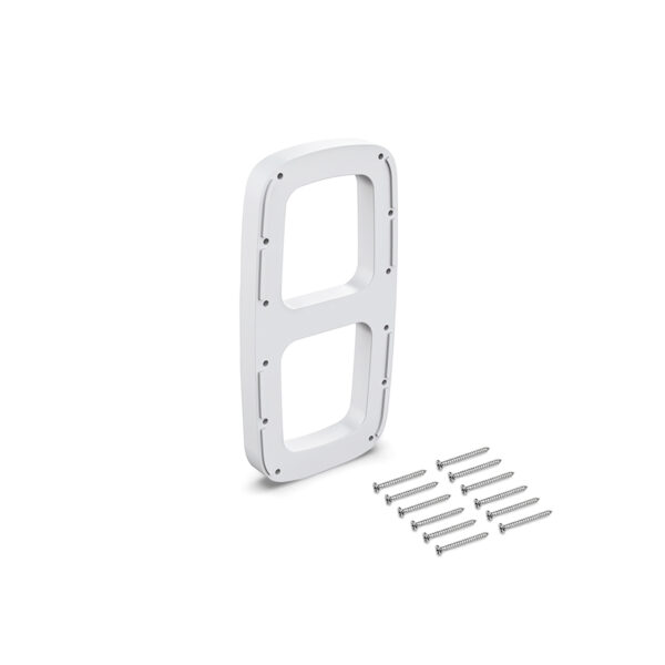 Emuca Jeu de d'inserts latéraux pour cintre Sling, Plastique, Blanc