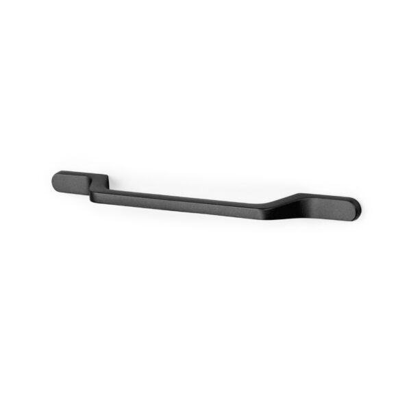Emuca Lot de 25 poignées pour meubles Osaka, L225mm, entraxe 160mm, Aluminium, Gris foncé – Image 5