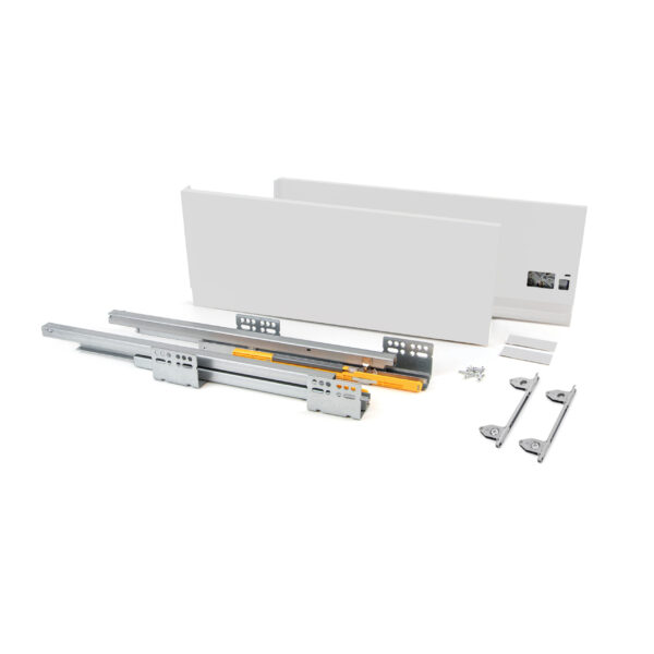 Emuca Tiroir extérieur Concept 30kg hauteur 138mm, profondeur 350mm, Acier, Peint en blanc