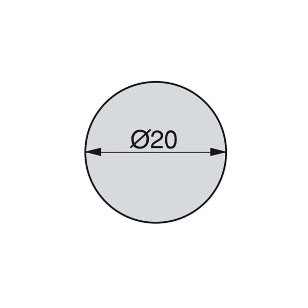 Emuca Lot de 900 cache-vis, adhésifs, diamètre 13mm, plastique, blanc – Image 4