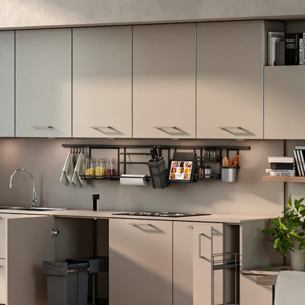 Emuca Porte-bocaux à épices Titane, acier, gris anthracite – Image 10