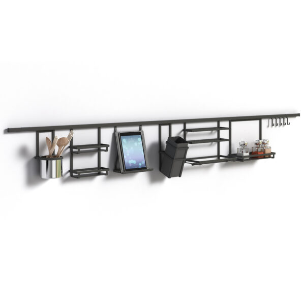 Emuca Support de tablettes Titane, acier, gris anthracite – Image 11
