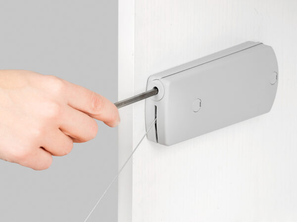 Emuca Mécanisme de porte Relevable Microwinch, 6kg, Acier et Plastique, Gris – Image 2