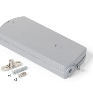 Emuca Mécanisme de porte Relevable Microwinch, 10kg, Acier et Plastique, Gris