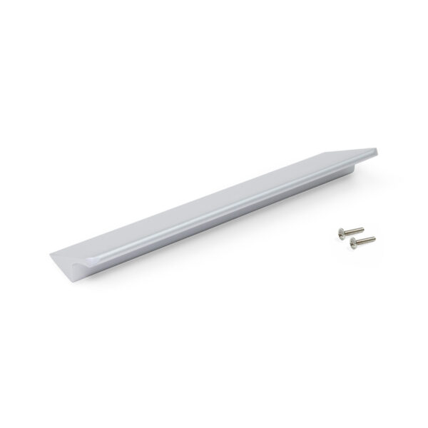 Emuca Lot de 10 poignées pour meubles Torrent, L120mm, entraxe 96mm, Aluminium, Anodisé mat – Image 2