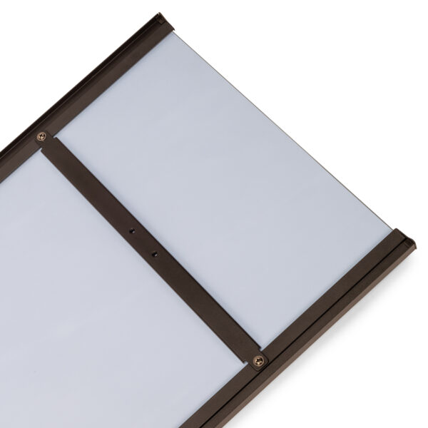 Emuca Miroir extractible pour l'intérieur de l'armoire, Peint en moka, Acier et Plastique et Verre. – Image 6