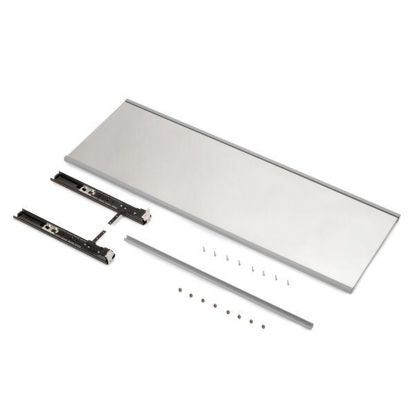 Emuca miroir extractible pour l'intérieur de l'armoire, Peint en aluminium, Acier et Plastique et Verre. – Image 5
