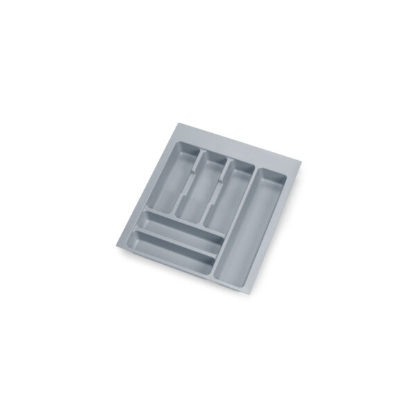 Emuca Range-couverts Optima pour tiroir universel, module 450mm, Plastique, Gris