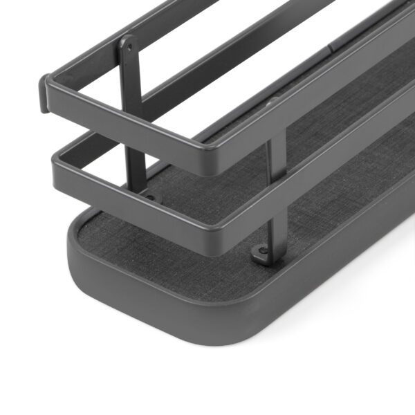 Emuca Kit de plateau à épices Titane pour meuble de cuisine ou élément suspendu, acier, gris anthracite – Image 5