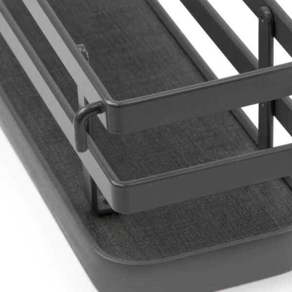 Emuca Kit de plateau à épices Titane pour meuble de cuisine ou élément suspendu, acier, gris anthracite – Image 3