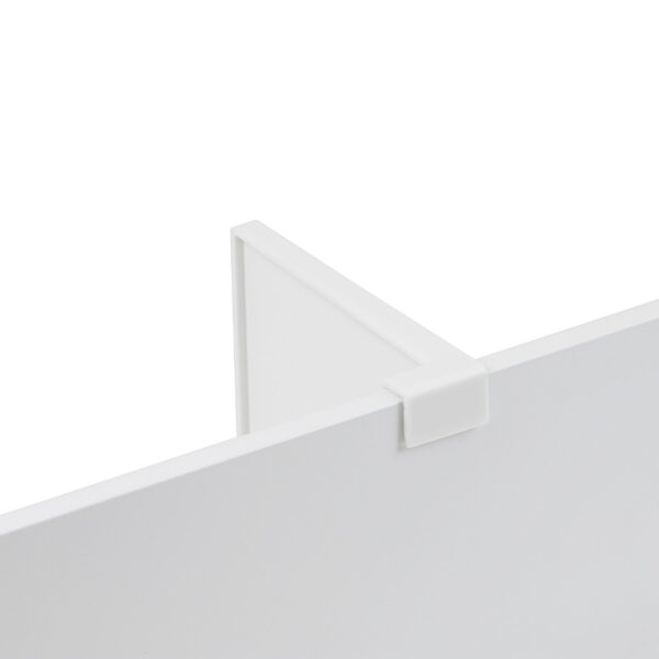 Emuca Lot de séparateurs pour l'intérieur des tiroirs Vertex-Concept, 900, Peint en blanc, Aluminium et Plastique. – Image 11