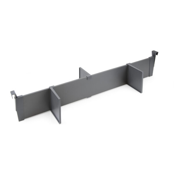 Emuca Kit d'accessoires de séparation pour intérieurs de tiroirs Vertex-Concept, largeur 900mm, Aluminium et Plastique, Gris antracite – Image 2