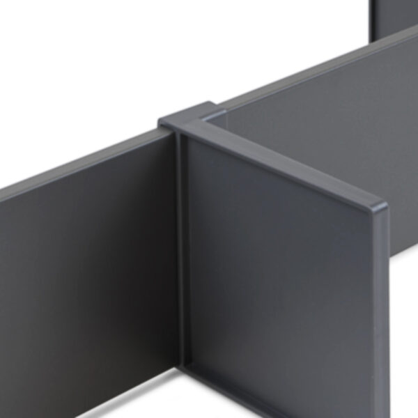 Emuca Kit d'accessoires de séparation pour intérieurs de tiroirs Vertex-Concept, largeur 900mm, Aluminium et Plastique, Gris antracite – Image 10