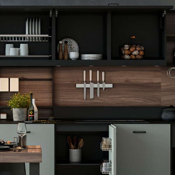 Emuca Barre magnétique pour couteaux de cuisine, Acier inoxydable – Image 4