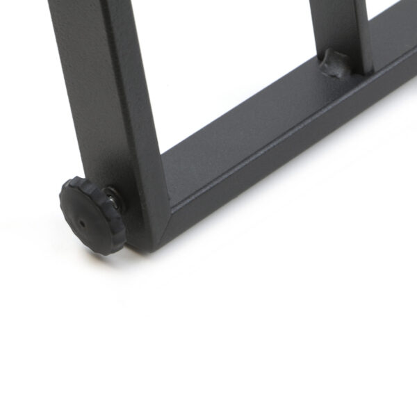 Emuca Kit de Lader kit d'étagères avec cadre et étagères, hauteur 1150mm, Acier, Peint noir et Bois – Image 8