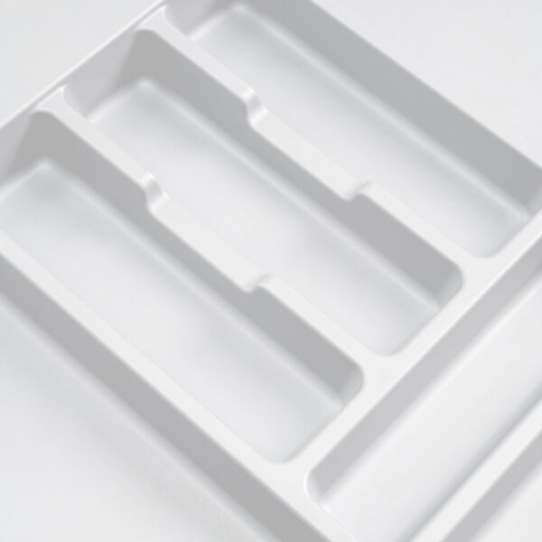 Emuca range-couverts Optima Vertex/Concept, profondeur 500mm, plateau 16mm, module 800mm, Plastique, Blanc – Image 5