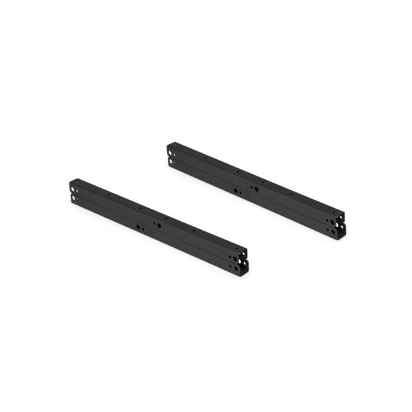 Emuca Jeu de ensemble de mécanismes de levage pour table basse, permet de lever la table de 135mm, Acier, Peint en noir – Image 6