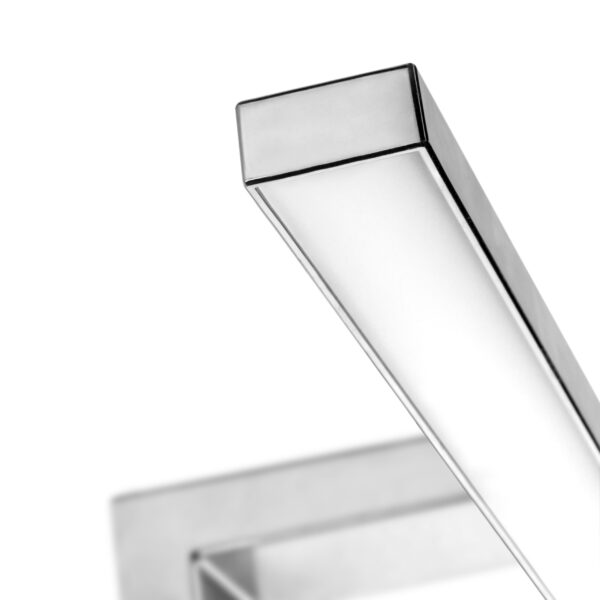 Emuca Spot LED pour miroir de salle de bain Virgo (AC 230V 50Hz), 6 W, Chromé, Plastique – Image 3