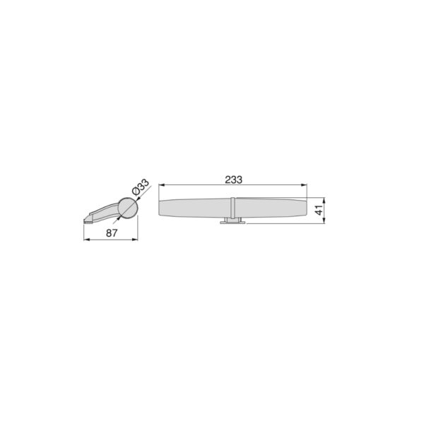 Emuca Spot LED pour miroir de salle de bain Gemini (AC 230V 50Hz), 6 W, Chromé, Plastique et Aluminium – Image 4