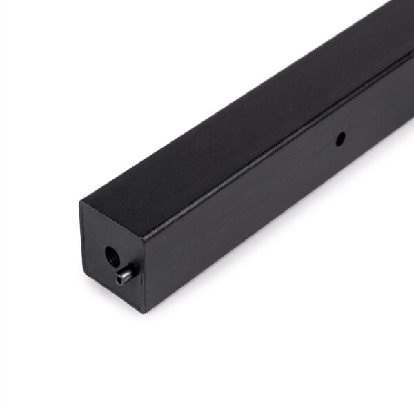 Emuca Pieds carrés et cadre de table, 50x50mm, 1150x750mm, Acier, Peint en noir – Image 8