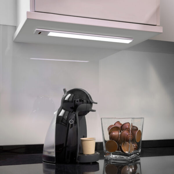 Emuca Luminaire LED Kaus rechargeable par usb avec switch, L 240 mm, Anodisé mat, Plastique et Aluminium – Image 4