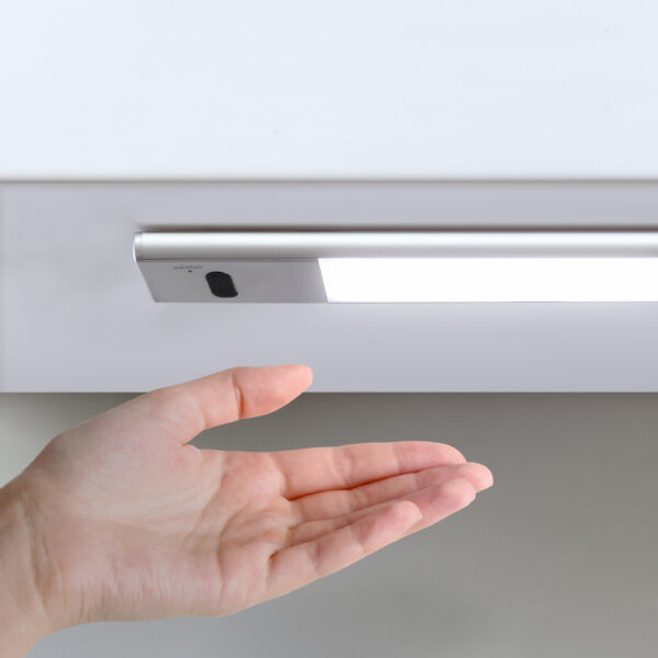 Emuca Luminaire LED Kaus rechargeable par usb avec switch, L 240 mm, Anodisé mat, Plastique et Aluminium – Image 7