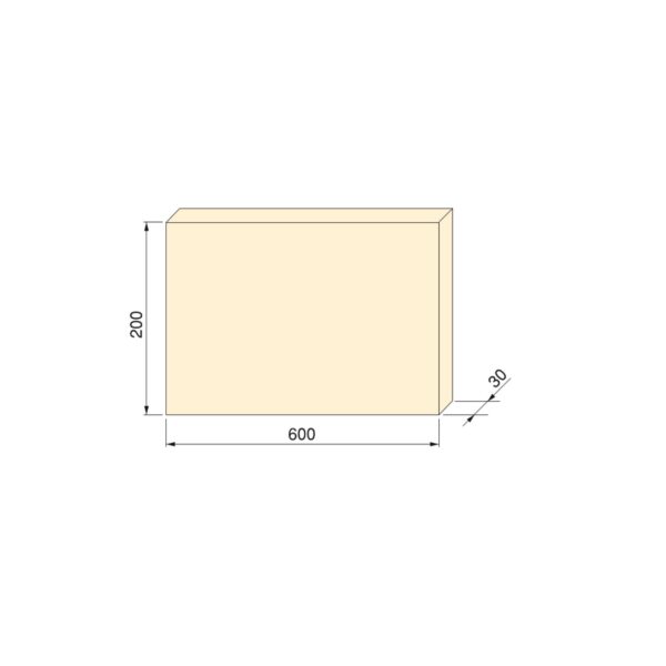 Emuca Plateaux pour étagères, 600x200, Finition chêne, Bois – Image 7