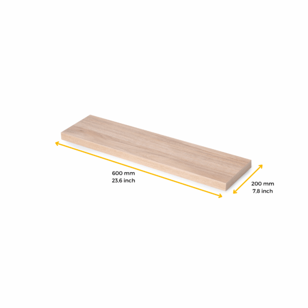 Emuca Plateaux pour étagères, 600x200, Finition chêne, Bois – Image 8